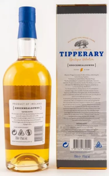 Tipperary 10 Jahre Knockmealdowns ... 1x 0,7 Ltr. Tipperary 10 Jahre Knockmealdowns ... 1x 0,7 Ltr.